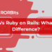 Ruby Vs Ruby on Rails